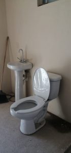 Construcción de un cuarto para baño en la Localidad de Huachinera, Municipio de Huachienera, Sonora
